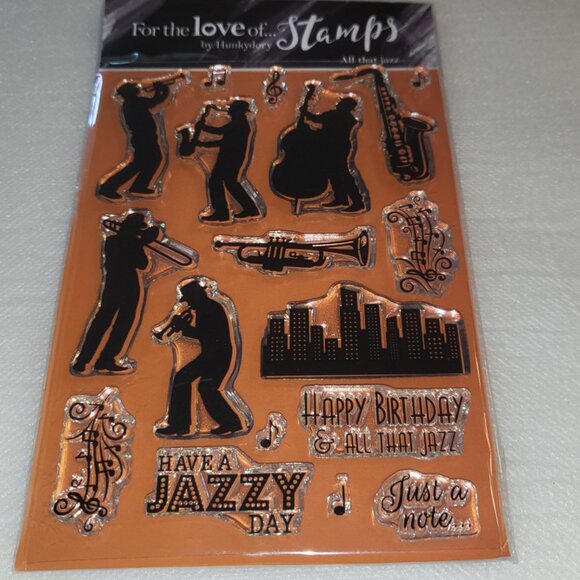 Hunkydory For the Love of Stamps All That Jazz Clear Stamps - Picture 1 of 2